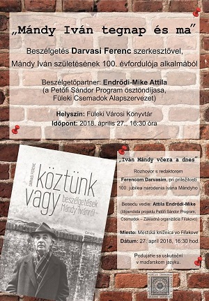 Mándy Ivánra emlékeznek
