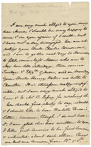 Jane Austen ötvenötmillió forintos levele