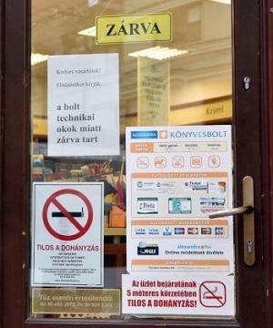 Bezárt az Alexandra könyvesboltok fele