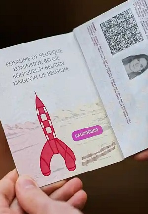 Képregény lesz a belga útlevélben