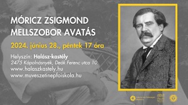 Móricz Zsigmond mellszobrot avattak Kápolnásnyéken